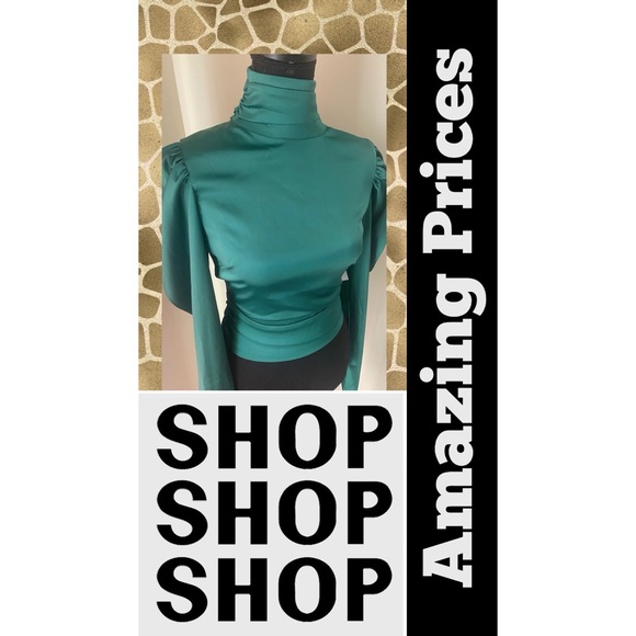 Satin silk blouse - Picture 1 of 2